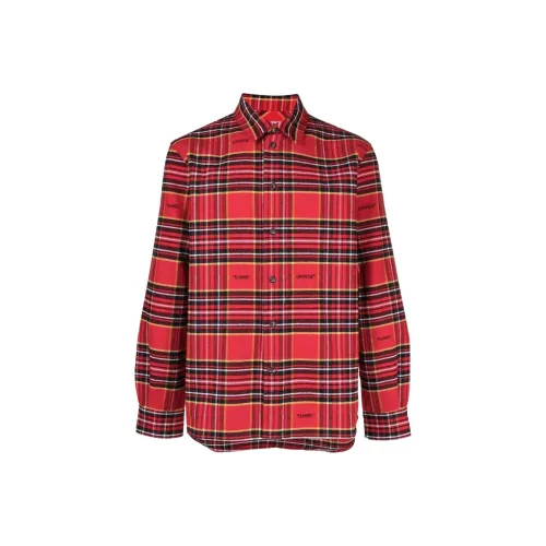 OFF WHITE Shirts Men Red