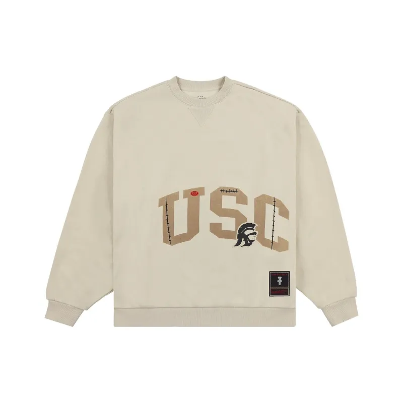 Travis Scott X Mitchell & Ness Usc Trojans Pullover Sweatshirt-0