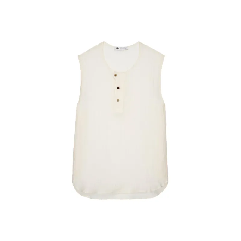 ZARA Shirts Men Cream-0