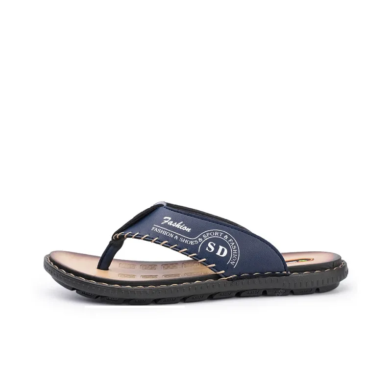 Shiozawa Stitching Abrasion Resistant Flip Flops Men's-0