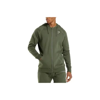 GYMSHARK CREST Sweatshirt Men's Core Olive