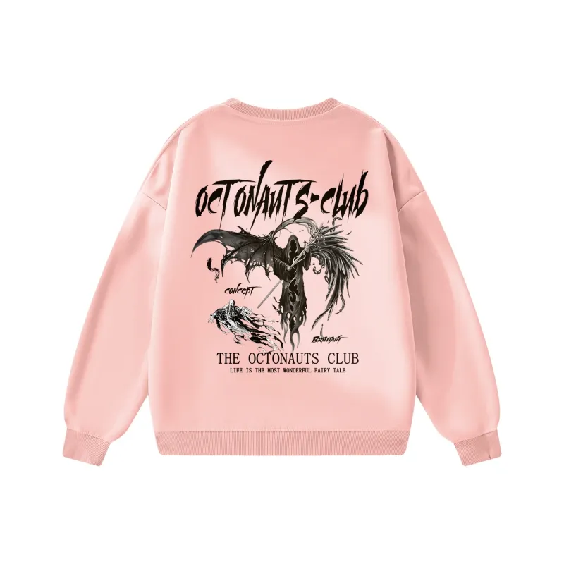 Small Columns Under The Sea Sweatshirt Unisex-4