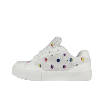 Rongchuan Slip Resistant Waterproof Abrasion Resistant Lightweight Low Top Skateboard Shoes Unisex White