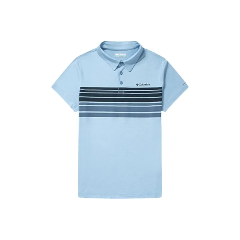 Columbia Polo Shirts Men Blue-0