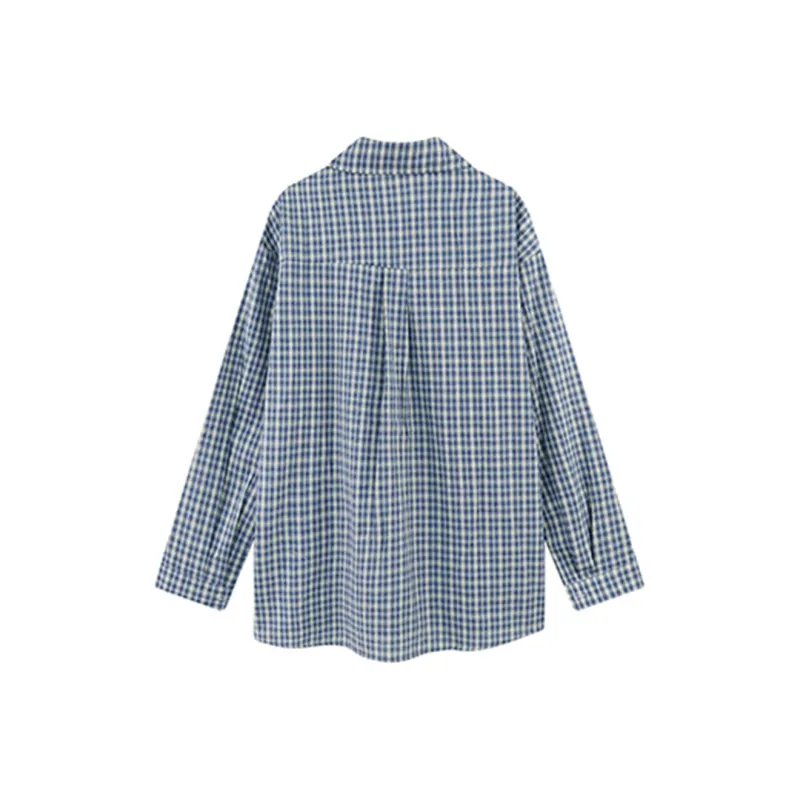 Ning Cai Yuer Shirt Women's Blue-1