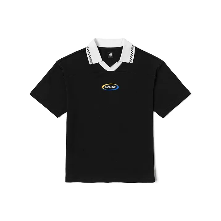 Lee Xline Polo Shirts Unisex Black-0