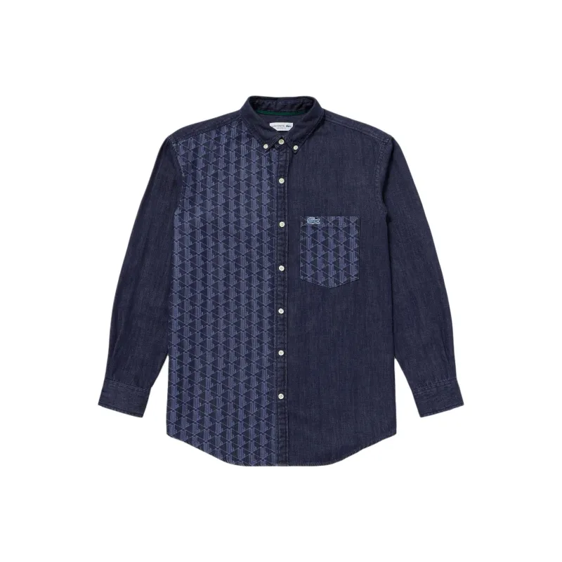 LACOSTE Shirts Men Dark Blue-0