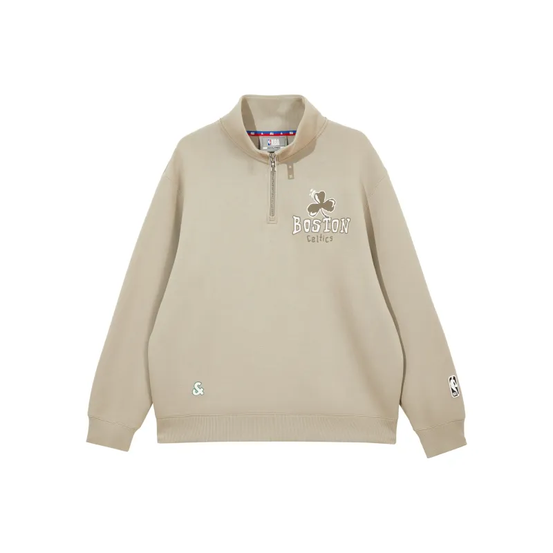 JACK JONES· x NBA Sweatshirt Men's Khaki-0