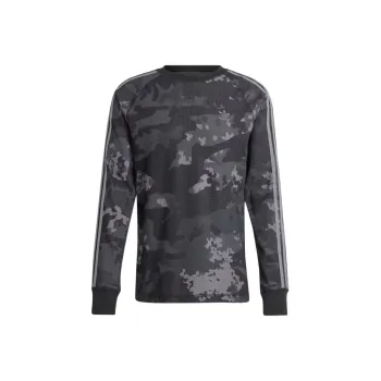 Adidas CAMO WAFFLE LONG-SLEEVE TOP Sweatshirt Men's Black