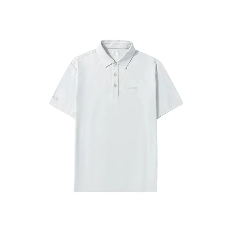 Jeep Polo Shirt Unisex Light Gray-0