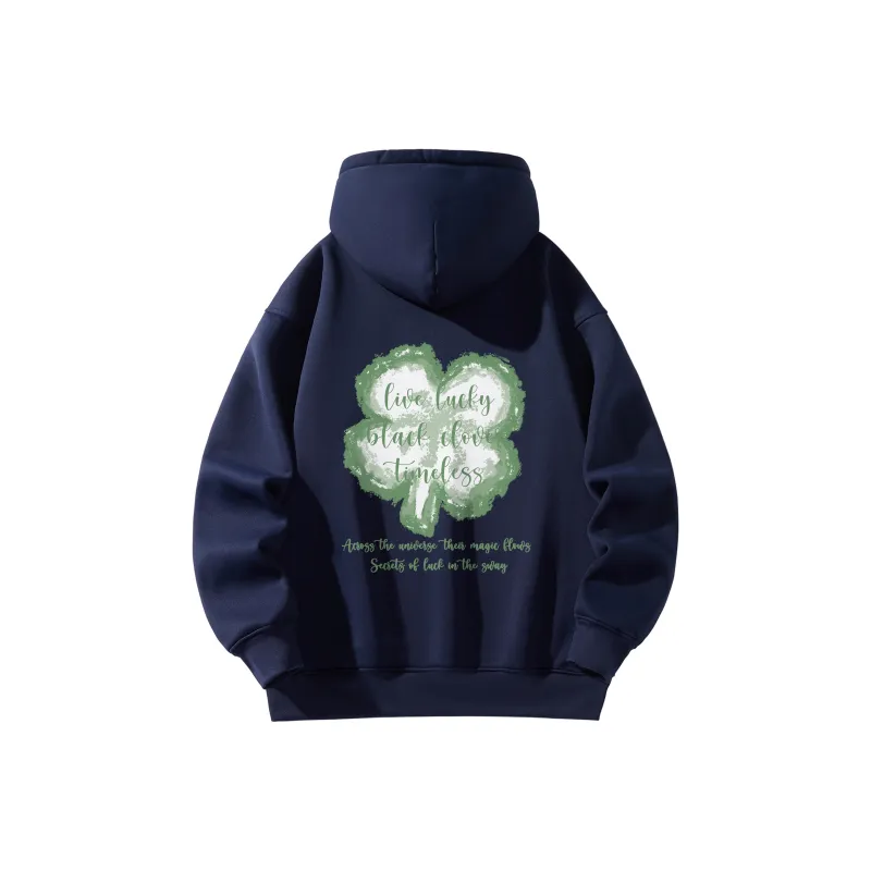 BLACK CLOVER Hooded Pullover Sweatshirt Unisex-11