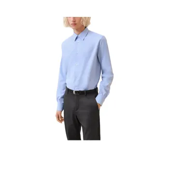 HERMES Shirts Men Light Blue