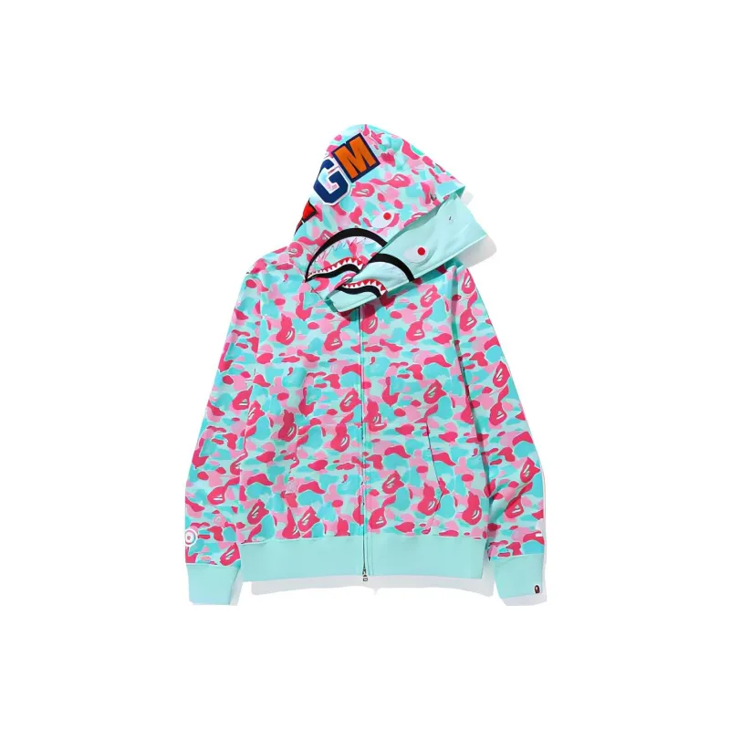 Bape Store Miami Shark Full Zip Hoodie-2