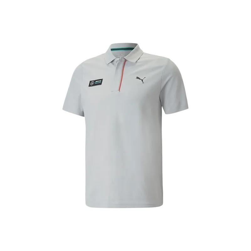 PUMA Mercedes Amg Polo Shirt Men's Gray-0