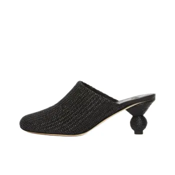 WEEKEND MaxMara Closed Toe Slippers 5.5cm Women's Black