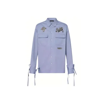 LOUIS VUITTON New Quarterly Products Of LV Shirt Men's Purple