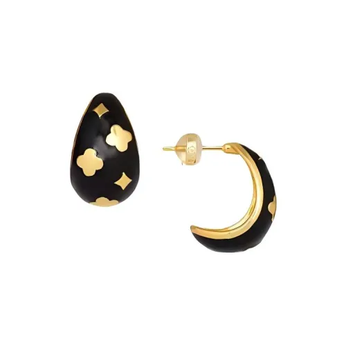 Oups! Museum Adventure Collection 925 Sterling Silver Niche Refined Premium Hoop Earrings, Box Women's