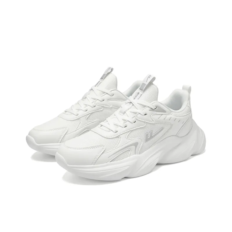 WARRIOR Chunky Sneakers Men Low Top White/Black/Gray-2