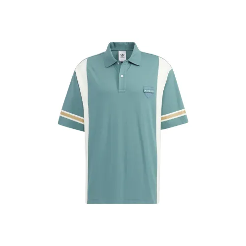 Adidas Originals Polo Shirts Men Green