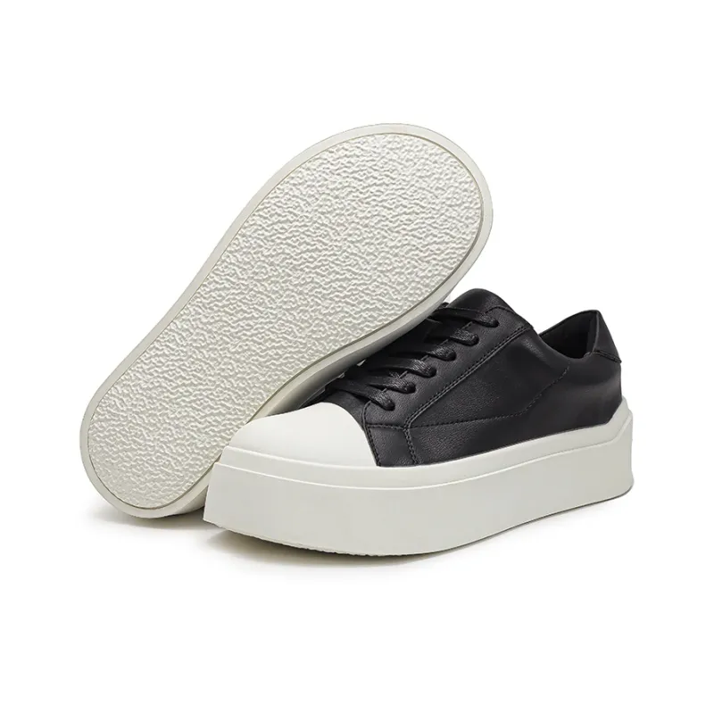 Rummaden Low Top Skateboard Shoes Unisex Black-6