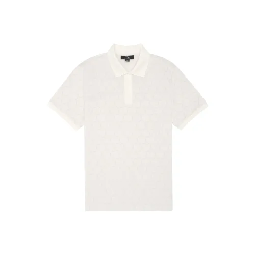 LI NING 1990 Classic Collection Polo Shirts Men Ecru