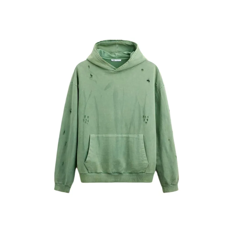 ZARA x Two Jeys SS24 Sweatshirt Men's Green-0