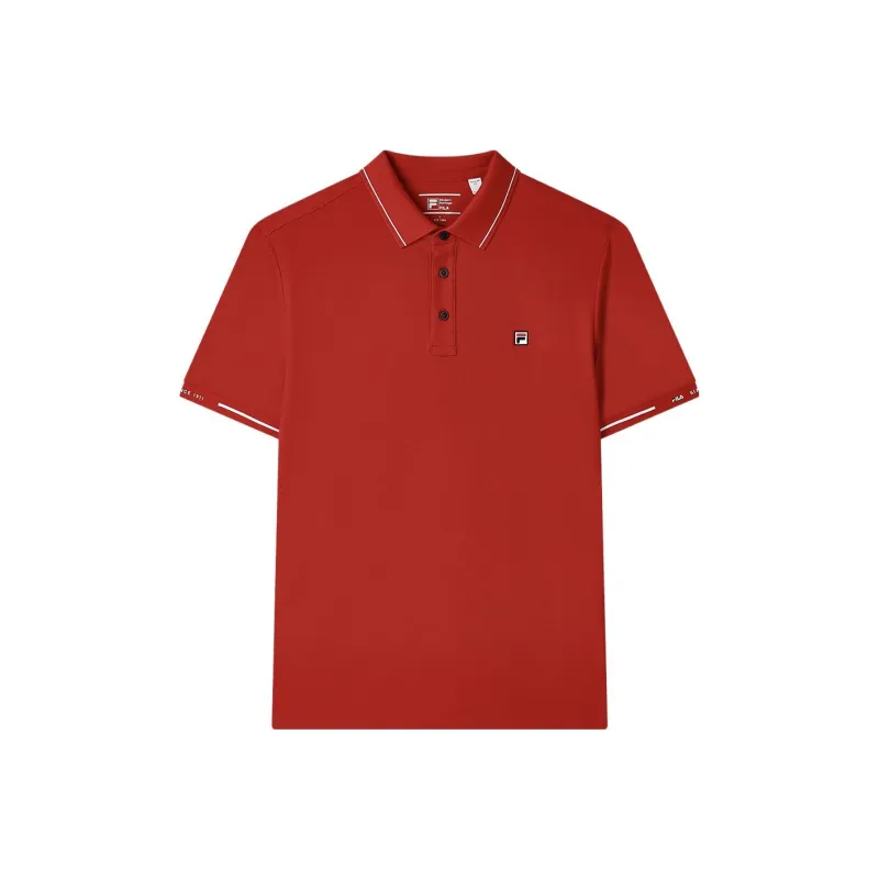 FILA Polo Shirts Men Legend Red-0