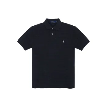 Polo Ralph Lauren Logo Embroidered Straight Hem Polo Shirt