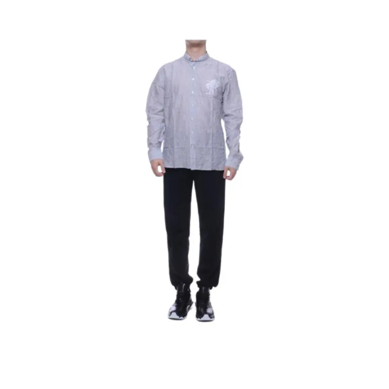 BALMAIN Shirts Men Light Blue-0
