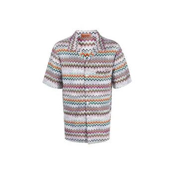 MISSONI Zig Zag Printed Short Sleeved Shirt