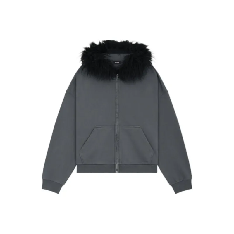 WE11DONE FW24 Sweatshirt Unisex Charcoal Gray-0