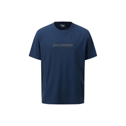 SALOMON T Shirts Men Blue