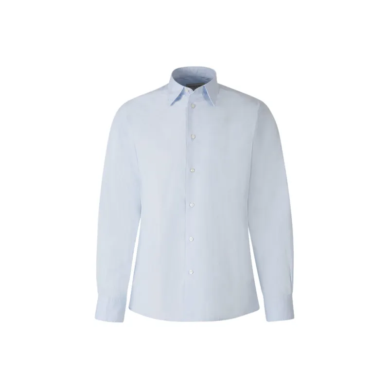 OFFICINE GENERALE Plain Cotton Shirt-0