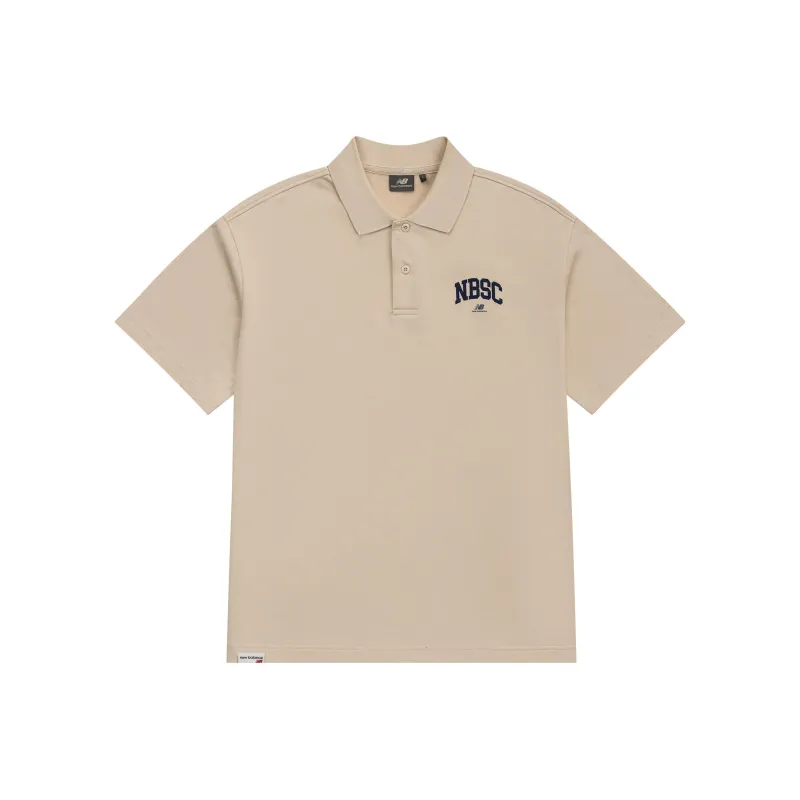 New Balance Polo Shirt Men's Khaki-0