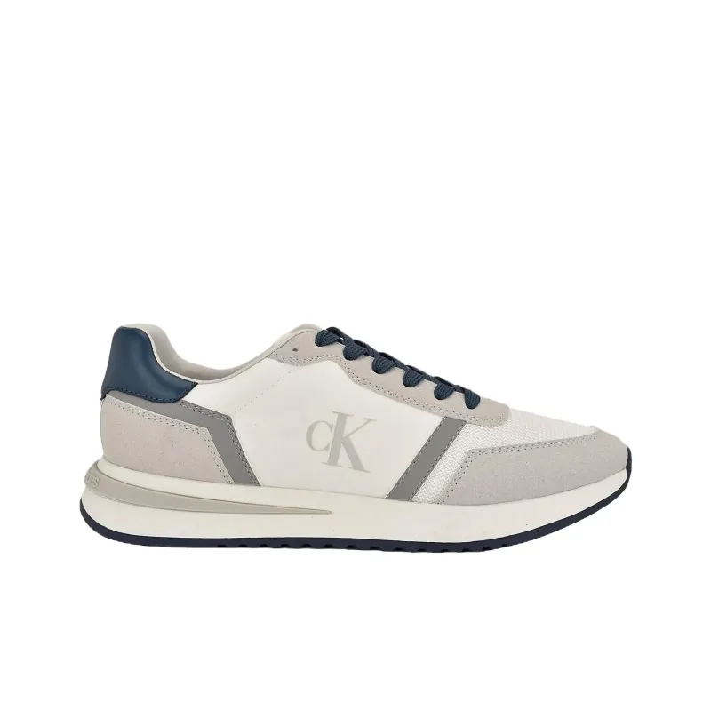 CKJ CALVIN KLEIN JEANS Picio Low Top Casual Shoes Men's Gray-1