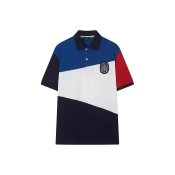 Teenie Weenie Men Polo Shirts Unisex Color Blocking