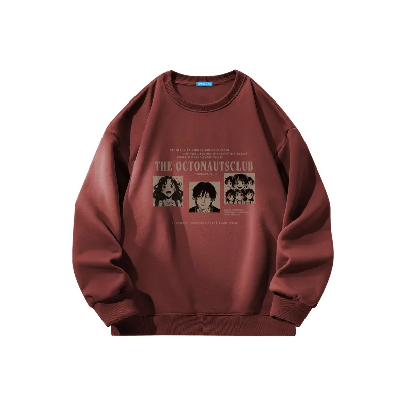 Small Columns Under The Sea Sweatshirt Unisex-10