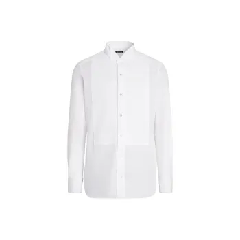 Ermenegildo Zegna Long Sleeved Tuxedo Shirt