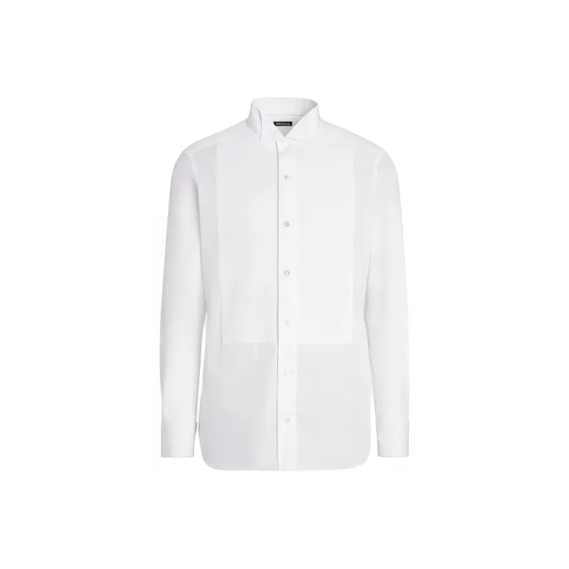 Zegna Long Sleeved Tuxedo Shirt-0