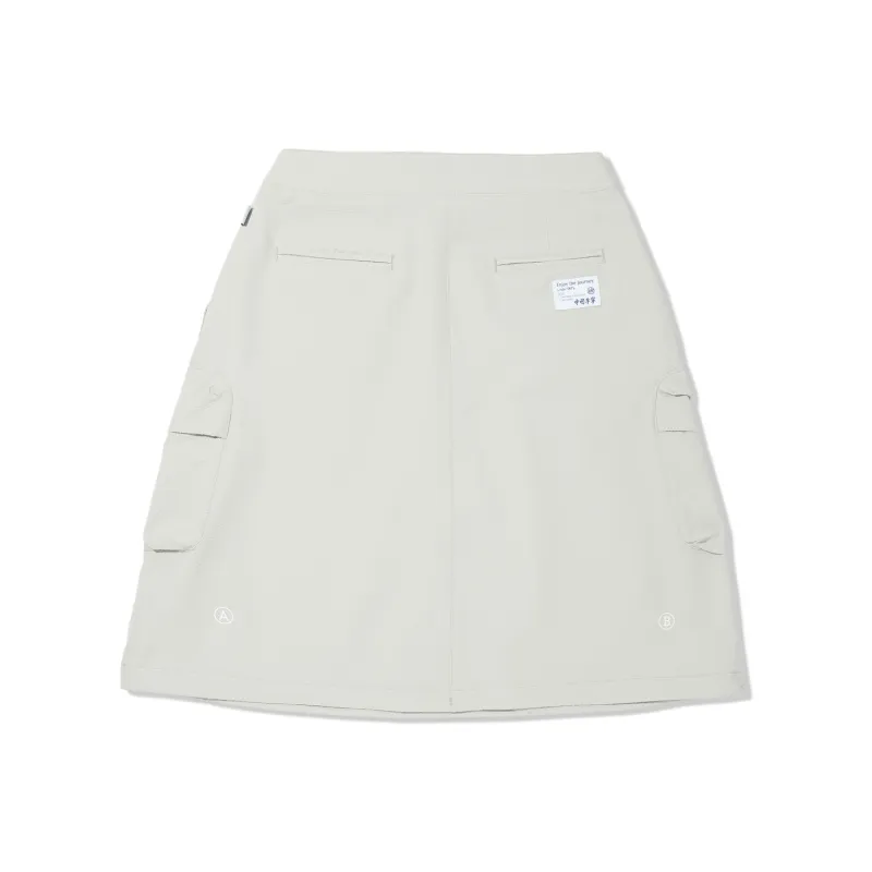 LiNing Casual Short Skirts Women's Silver Fox Gray-1