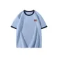 [100% cotton]Glacier Blue (Tf Black Red Warrior Chest Logo)