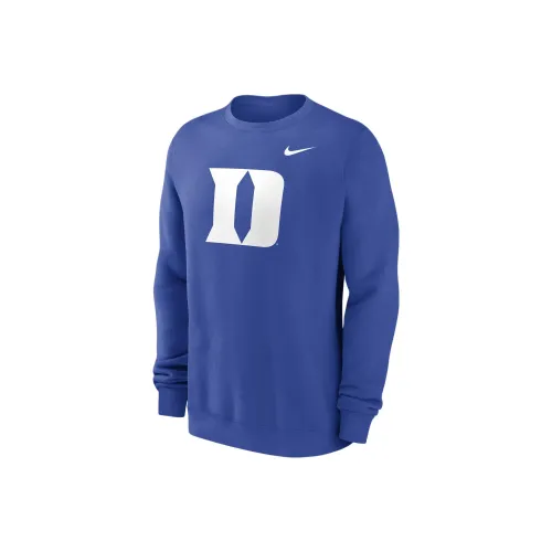 Nike Duke Blue Devils Primetime Evergreen Logo Men's Nike College Pullover Crew