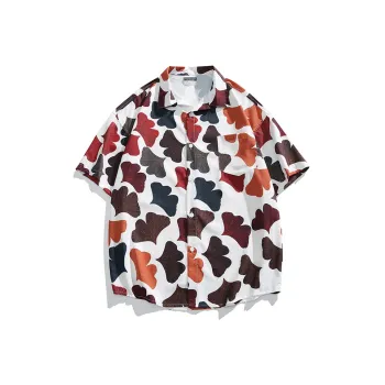 GSUE Shirt Summer Unisex White Hawaii