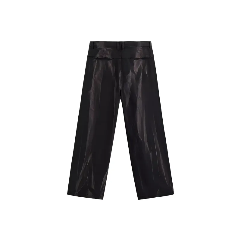 ZARA Casual Pants Men's Dark Brown-1