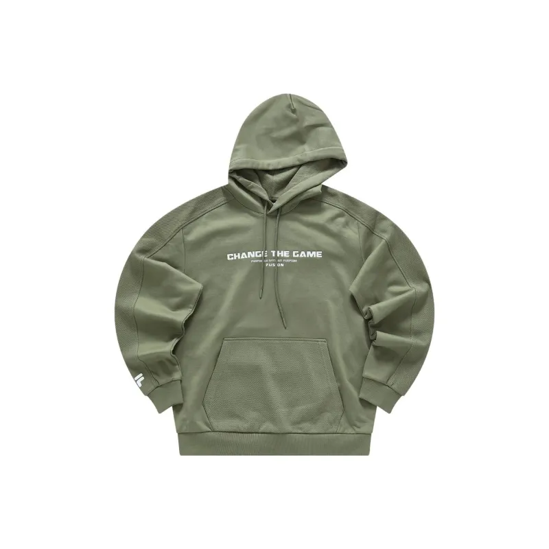 FILA FUSION URBAN TECH Sweatshirt Men's Bronzy Dark Green-0