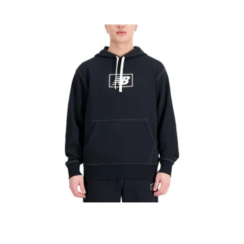 New Balance BLUZA ESSENTIALS Sweatshirt Men's Black