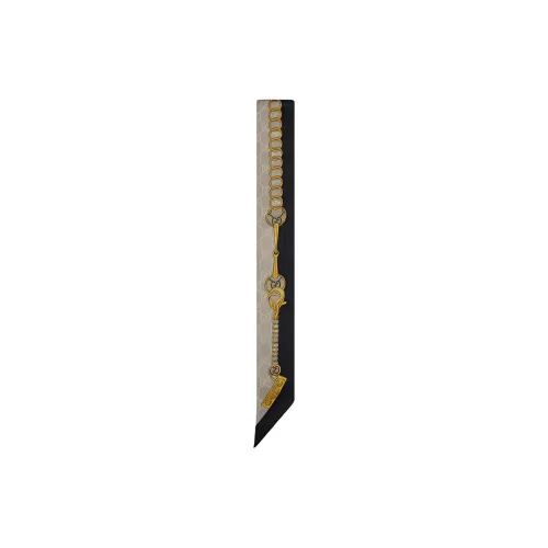GUCCI Gg Chain Horsebit Printed Neckbow