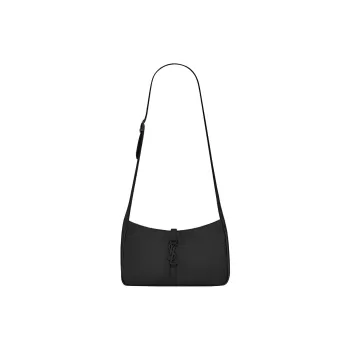 SAINT LAURENT LE5A7 Recycled Nylon Shoulder Bag, Crossbody Bag Regular Women's Black