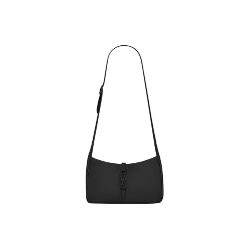 SAINT LAURENT LE5A7 Recycled Nylon Shoulder Bag, Crossbody Bag Regular Women's Black