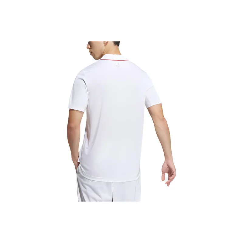 Adidas Chinese Tennis Team Olympic Series Polo Shirt Men's White-1